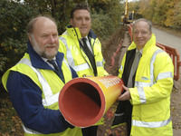 GLEN WATER AND FIRMUS ENERGY CO-ORDINATE PIPELAYING